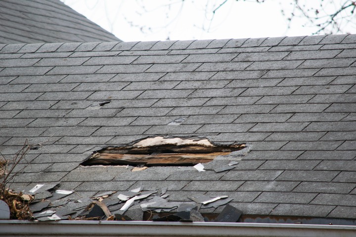 Damaged Roof - Roof Repair and Replacement