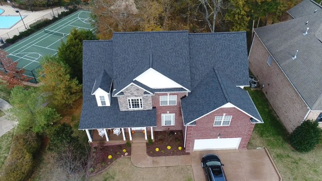 Red Brick Roof Replacement Flowery Branch GA